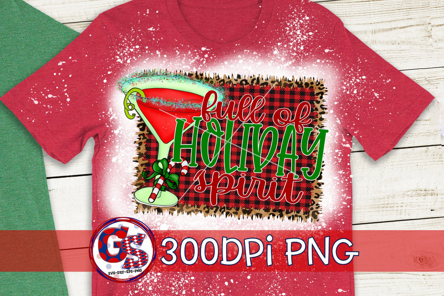 Full of Holiday Spirit PNG for Sublimation