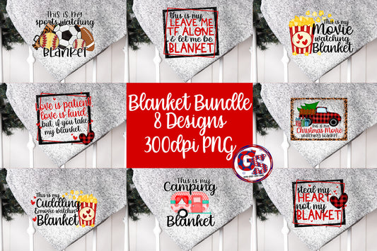 Blanket Bundle PNG Sublimation