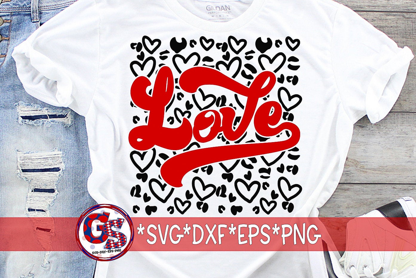 Love Leopard Print svg dxf eps png Love SvG | Valentine's Day SvG | Heart SvG | Love SvG | Valentine's Day SvG | Instant Download Cut Files
