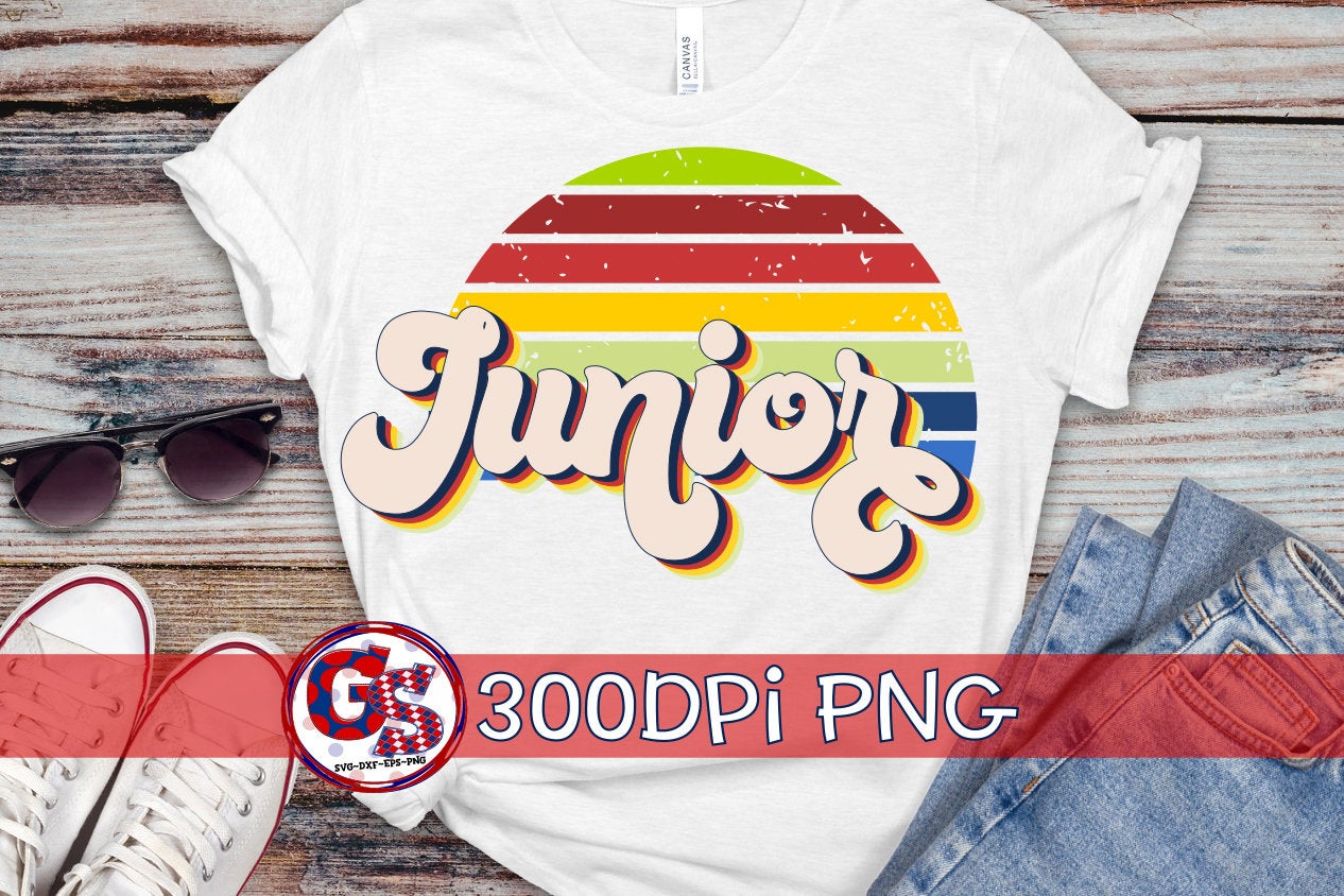 Retro Junior PNG Sublimation