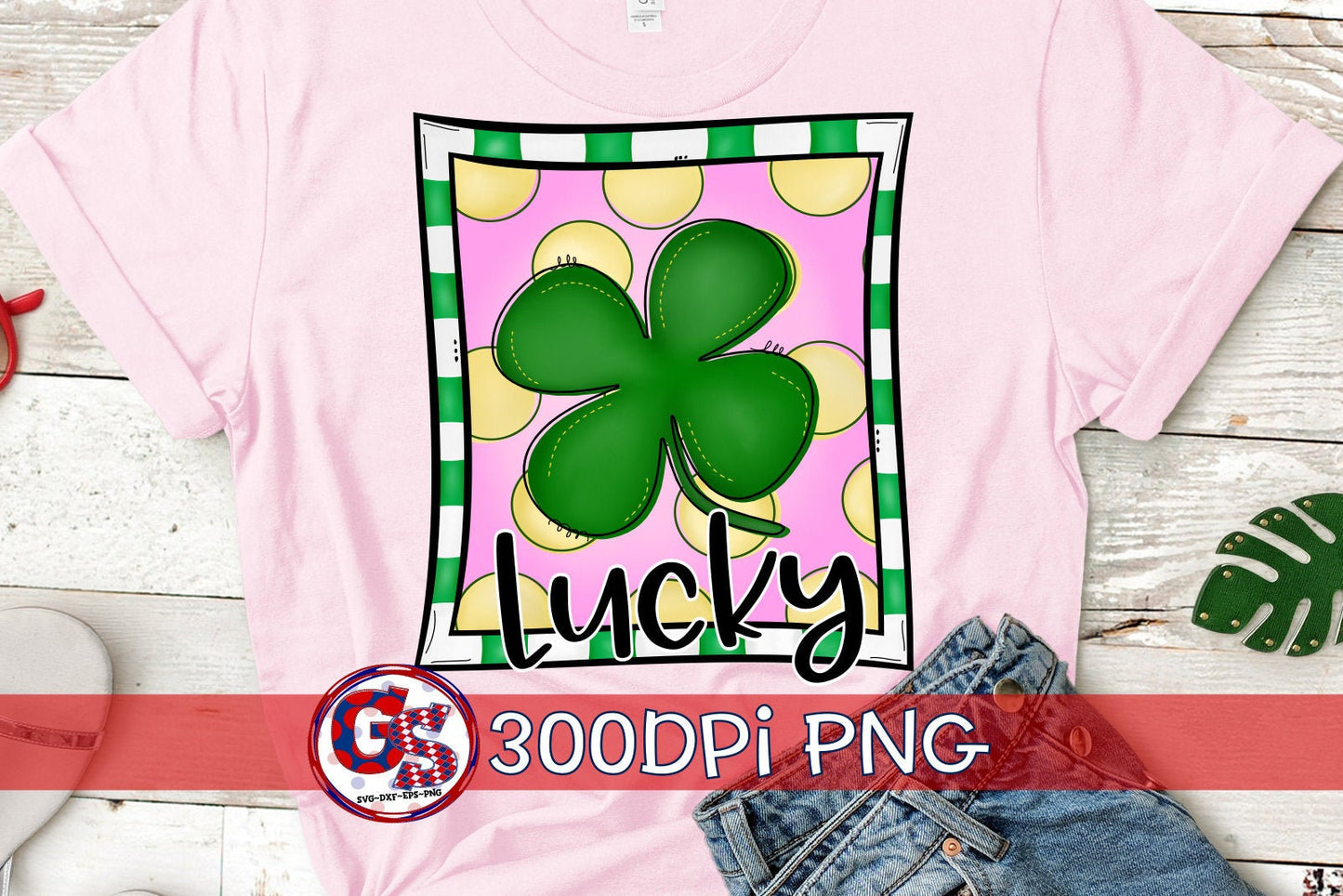 St. Patrick's Day Lucky PNG Sublimation