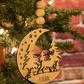 Forrest Deer Moon Personalized Ornament