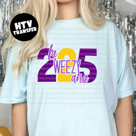 La WEEZY ana 225 HTV Transfer