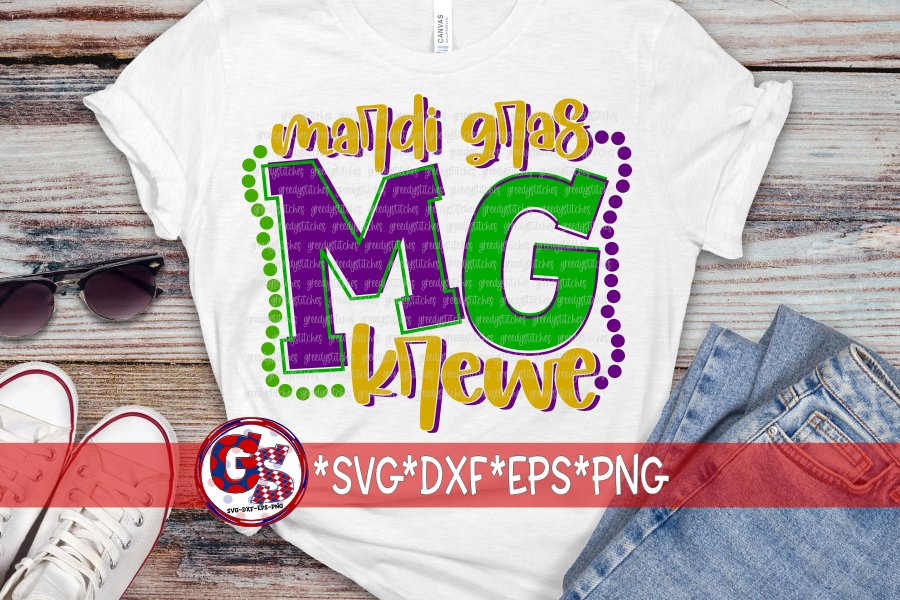Mardi Gras Krewe SVG DXF EPS PNG