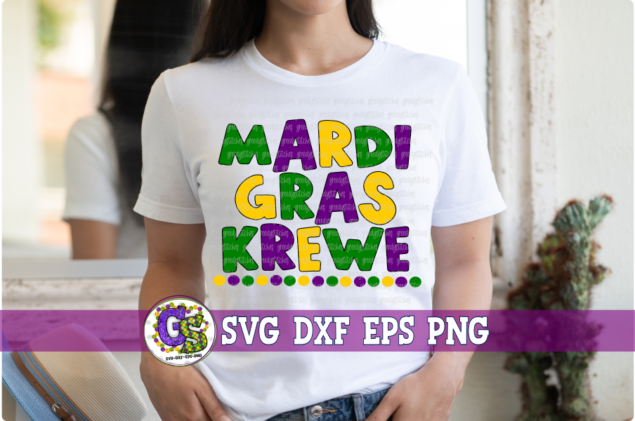 Retro Mardi Gras Bundle SVG DXF EPS PNG