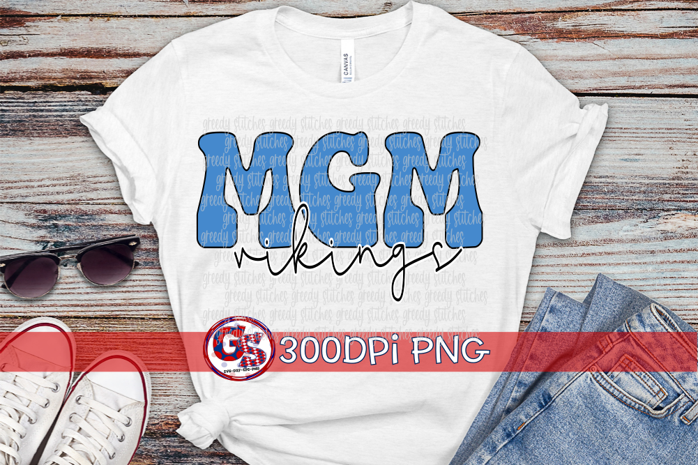 MGM Vikings PNG Bundle for Sublimation