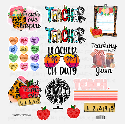 Teacher Sticker Sheet