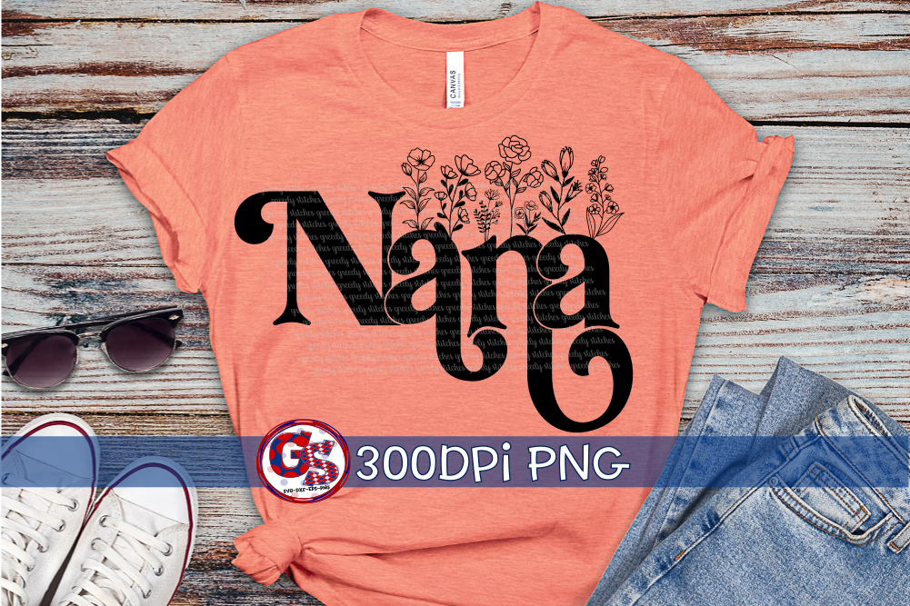 Floral Nana PNG