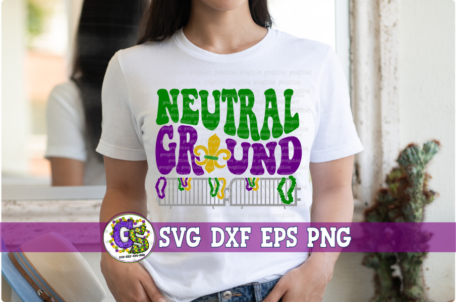 Retro Groovy Mardi Gras Bundle SVG DXF EPS PNG