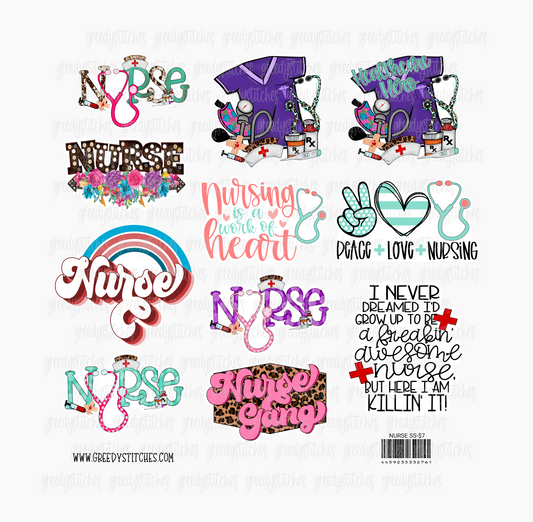 Nurse Sticker Sheet