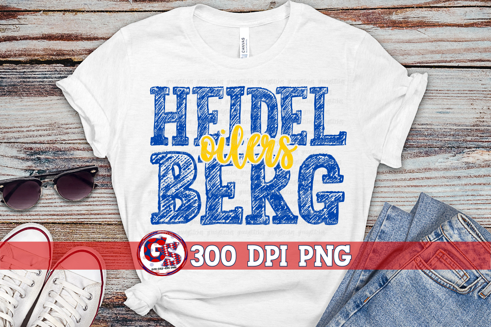 Heidelberg Oilers PNG for Sublimation