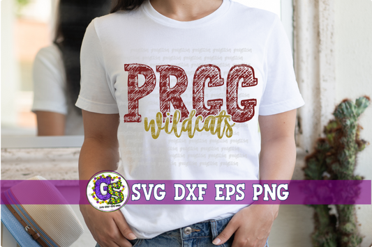 PRCC Wildcats PNG for Sublimation