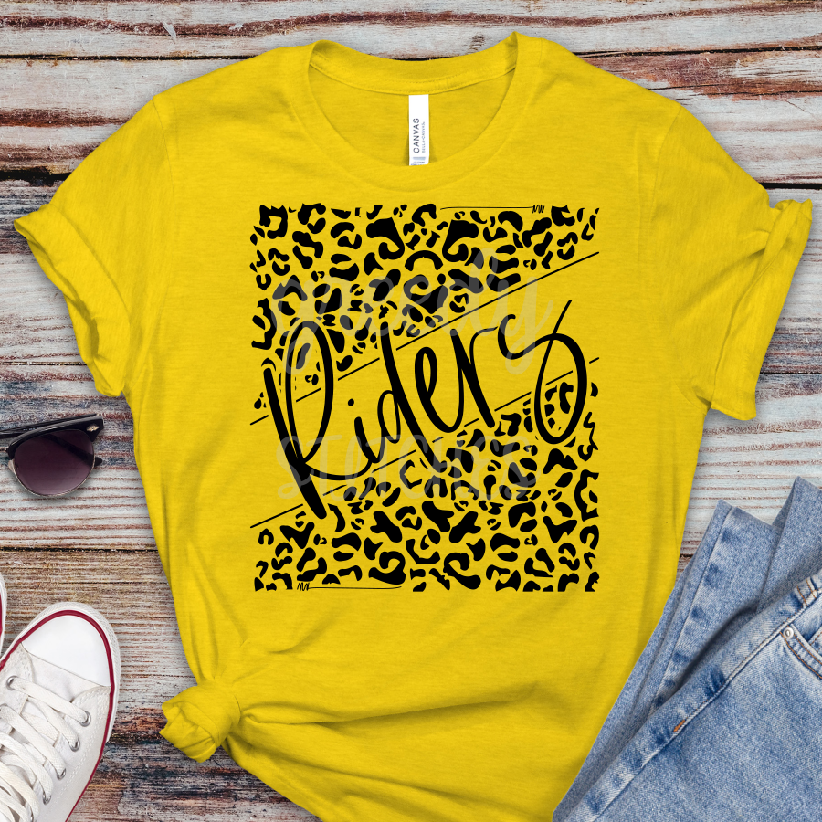 Riders Leopard ADULT Screen Print Transfer