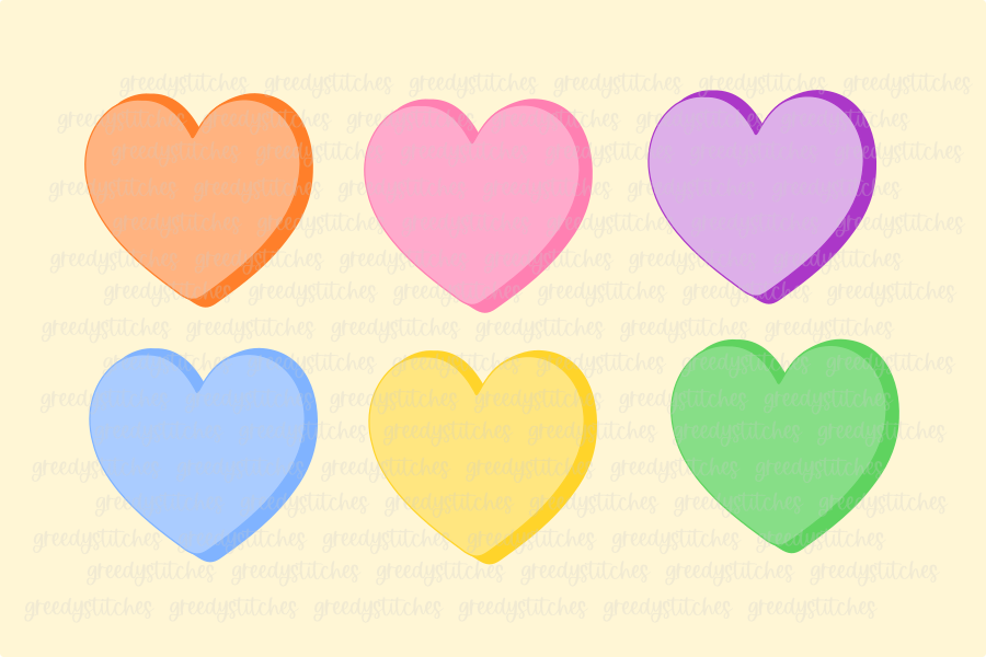 Rude & Crude Conversation Hearts PNG for Sublimation