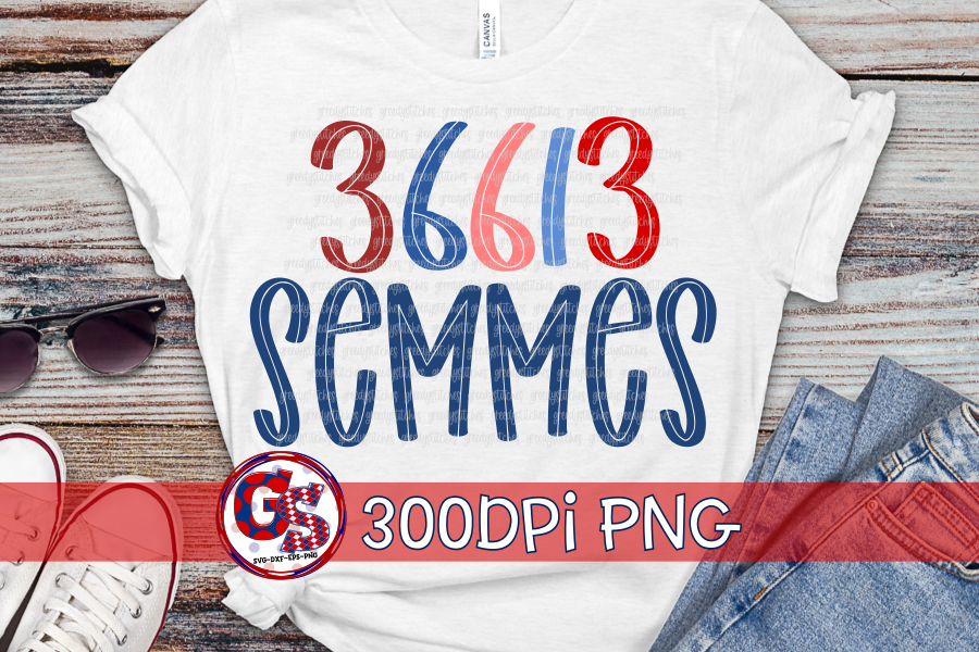 36613 Semmes Alabama Zip Code PNG for Sublimation