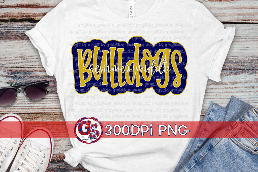 SMS Bulldogs PNG Bundle for Sublimation