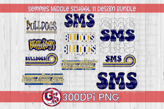 SMS Bulldogs PNG Bundle for Sublimation