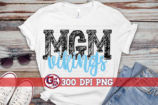 MGM Vikings PNG for Sublimation