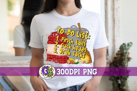 Crawfish To-Do List PNG | Crawfish PNG