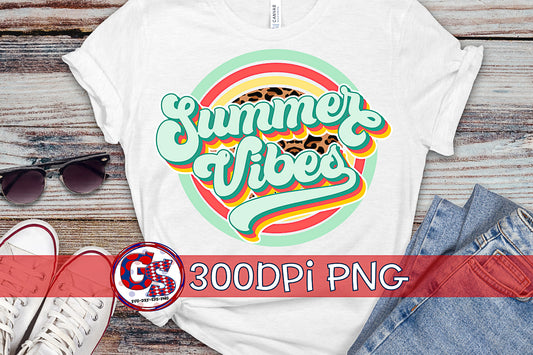 Summer Vibes PNG for Sublimation