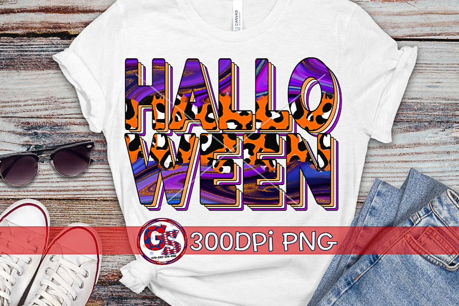 Retro Halloween PNG for Sublimation
