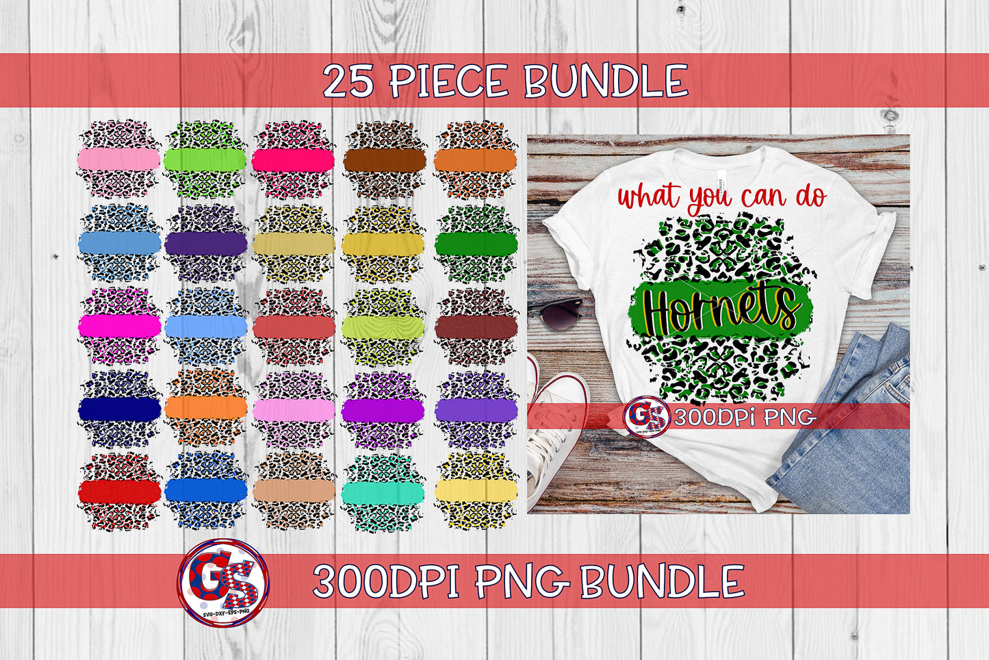 Leopard Sublimation Backgrounds PNG Bundle