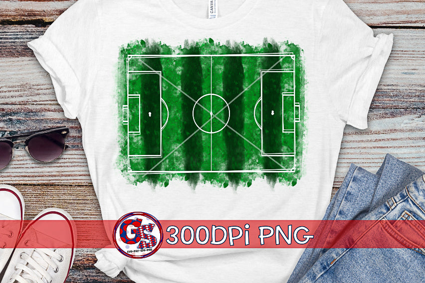 Soccer Field PNG for Sublimation