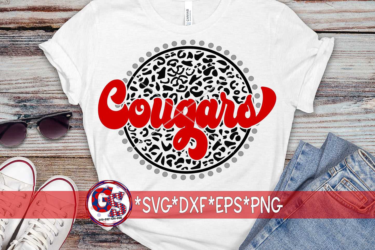 Cougars Medallion SVG DXF EPS PNG
