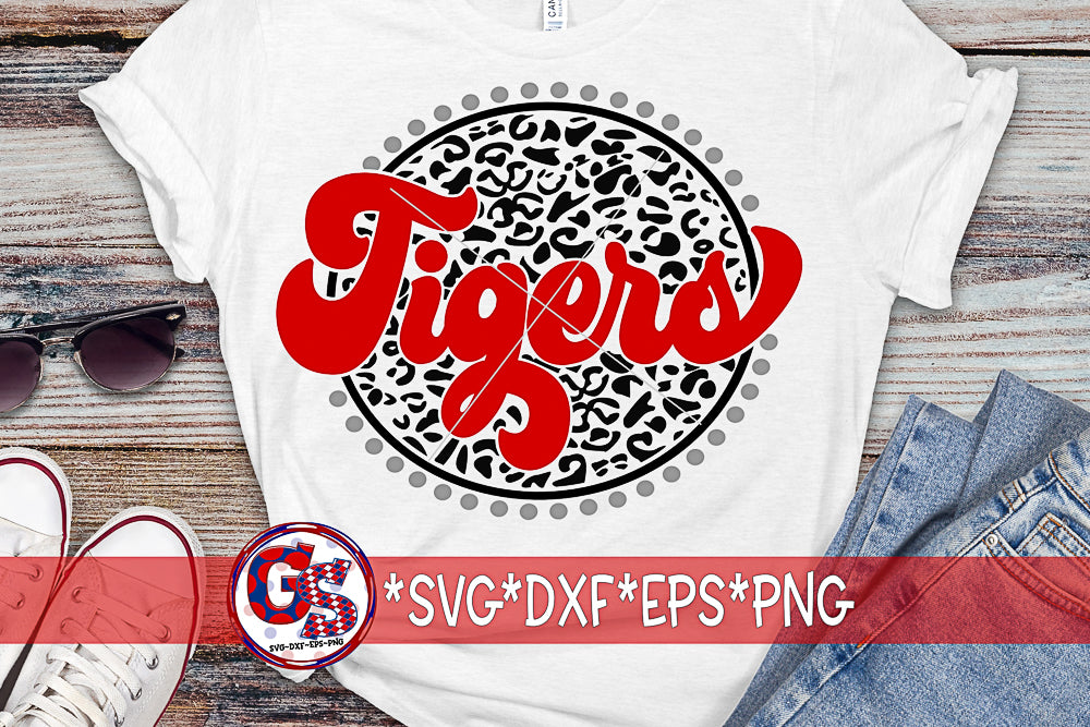 Tigers Medallion SVG DXF EPS PNG