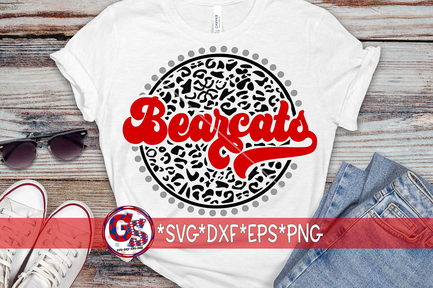 Bearcats Medallion SVG DXF EPS PNG