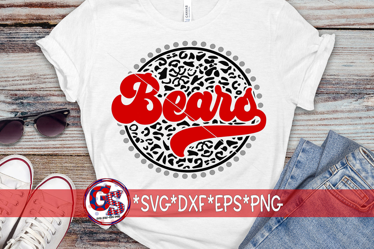 Bears Medallion SVG DXF EPS PNG