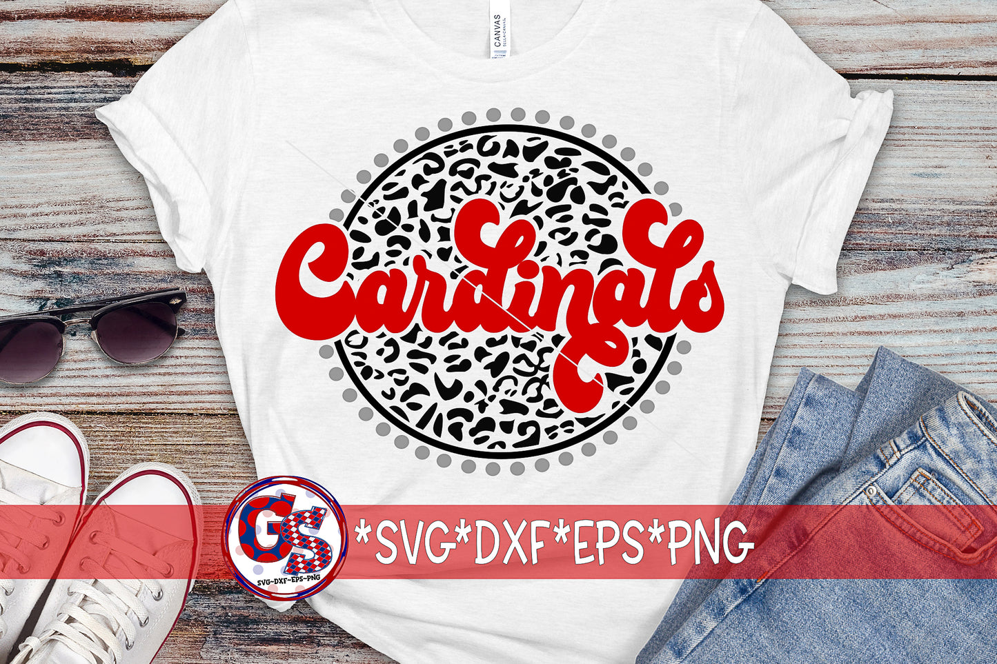 Cardinals Medallion SVG DXF EPS PNG