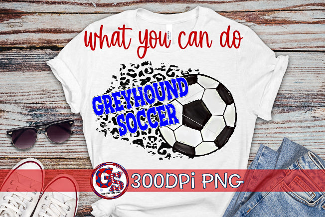 Soccer Leopard PNG for Sublimation
