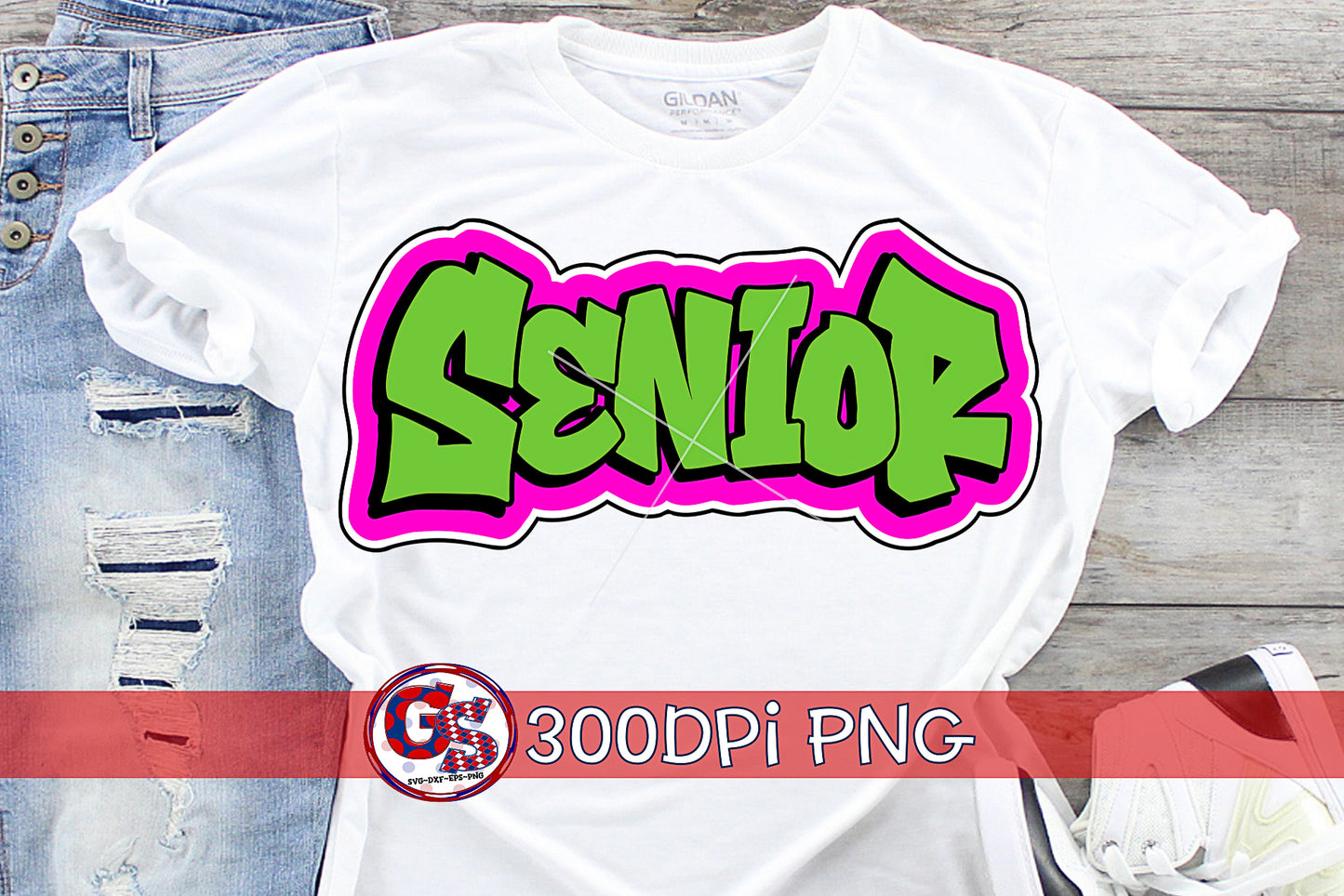 Senior Graffiti PNG for Sublimation