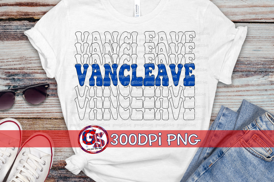 Vancleave Bulldogs PNG Bundle for Sublimation