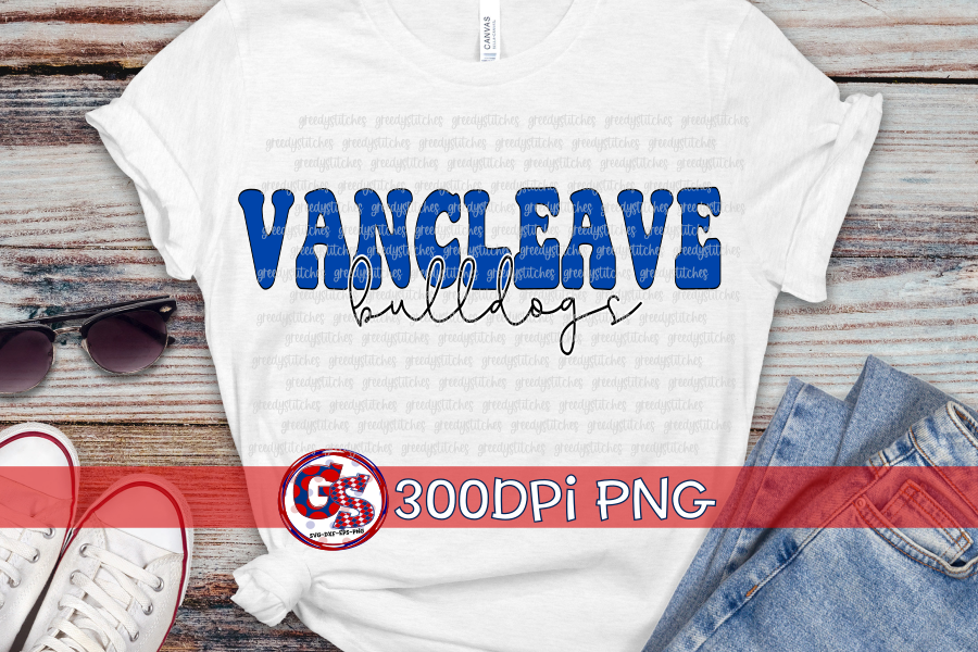 Vancleave Bulldogs PNG Bundle for Sublimation