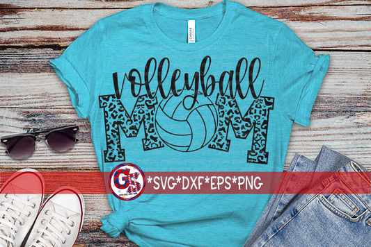 Volleyball Mom SVG DXF EPS PNG