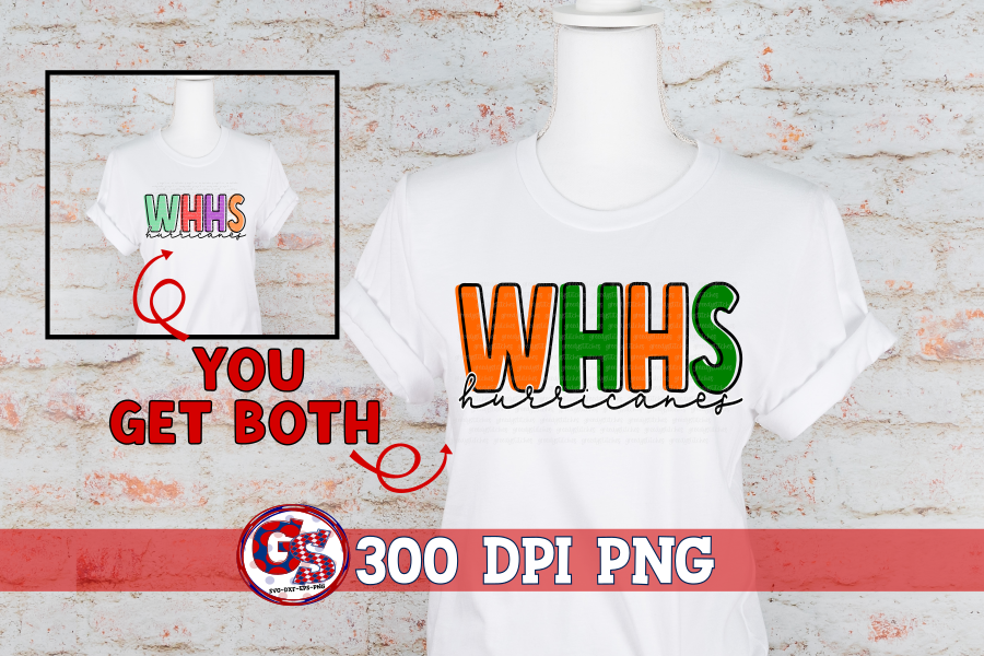 West Harrison Hurricanes PNG for Sublimation