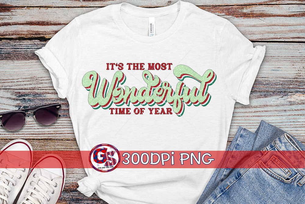 It's The Most Wonderful Time of Year PNG for Sublimation