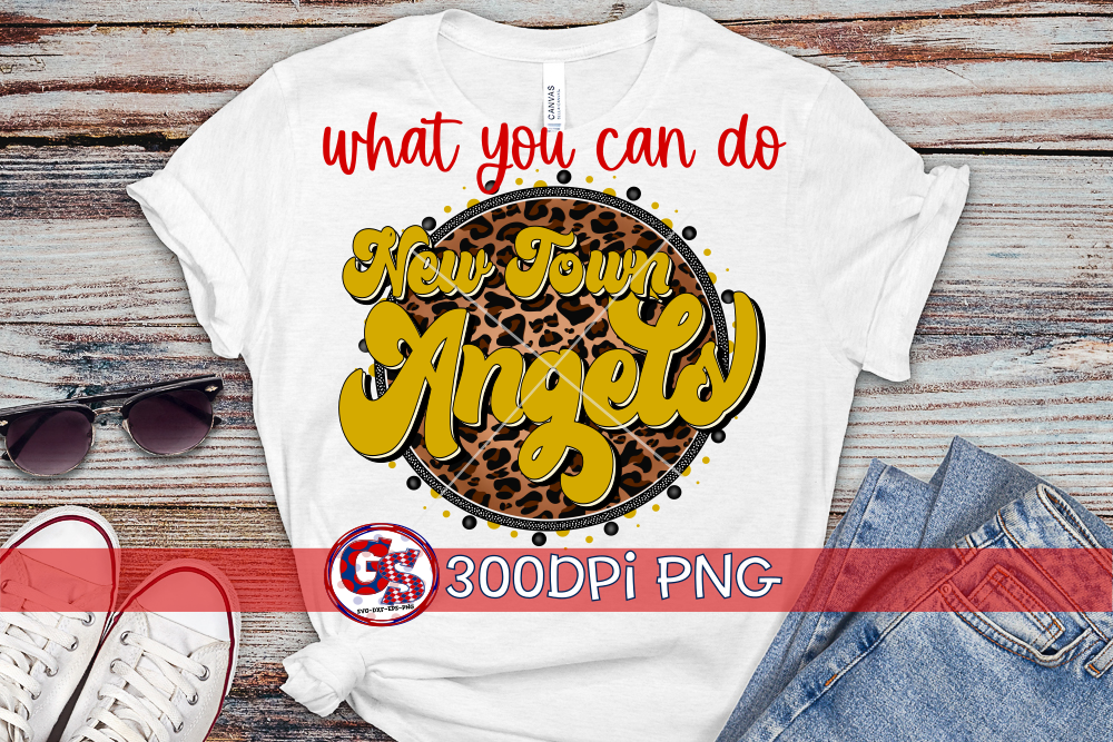 Scatter Green and Black Medallion PNG for Sublimation
