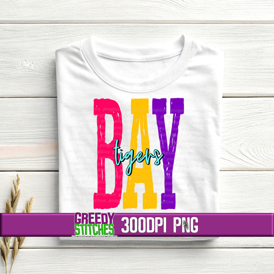 Tall Bay Waveland Tigers PNG