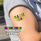 Mardi Gras Temporary Tattoos - Sheet 2