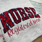 Varsity Nurse Machine Satin Stitch Applique PES DST HUS JEF EXP VP3 XXX