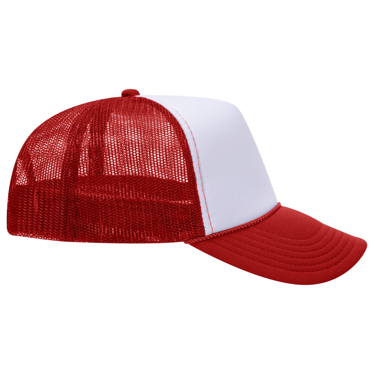 Otto® CAP 5 Panel Mid Crown Mesh Back Trucker Hat