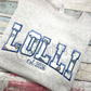 Lolli Arched Varsity Satin Applique Machine Embroidery Design