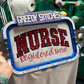 Varsity Nurse Machine Satin Stitch Applique PES DST HUS JEF EXP VP3 XXX