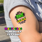 Mardi Gras Temporary Tattoos - Sheet 1