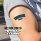 Mardi Gras Temporary Tattoos - Sheet 2