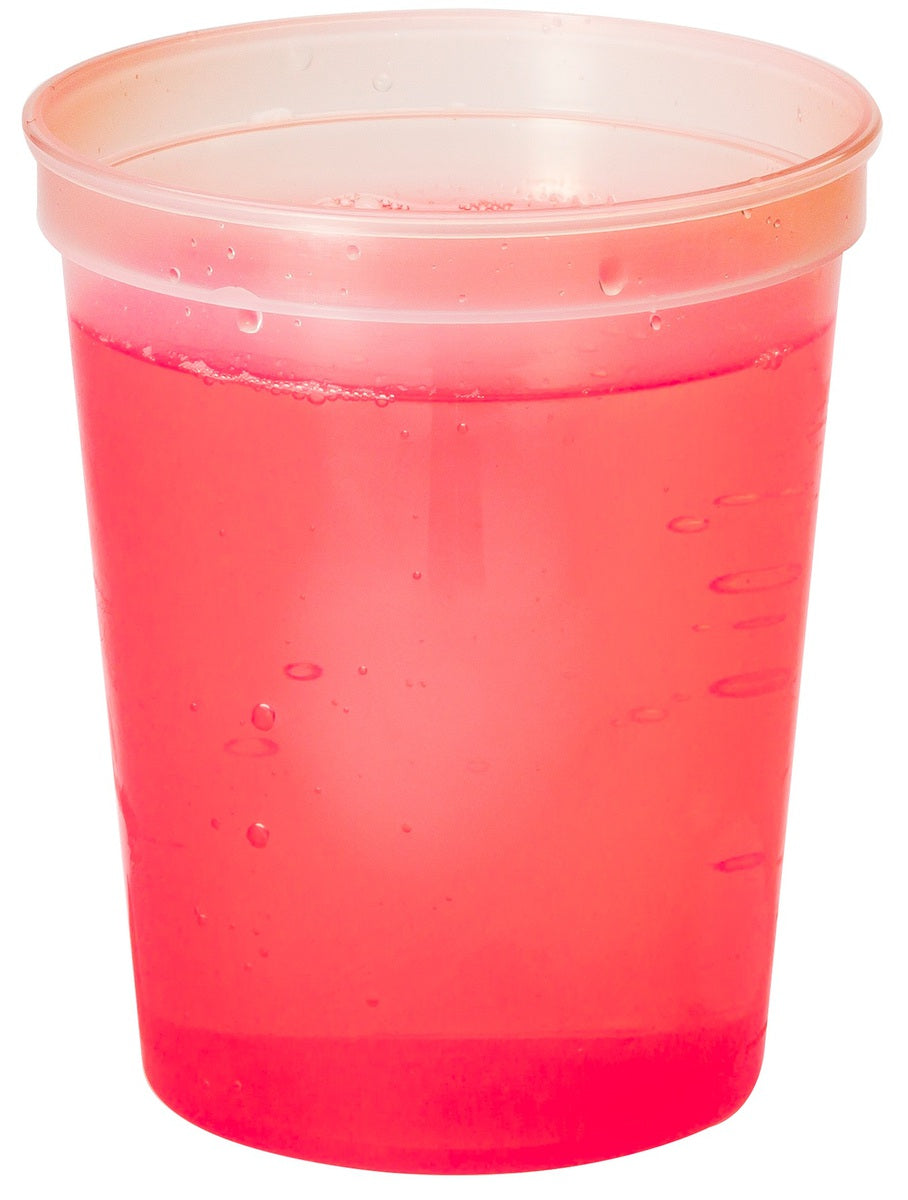 16 oz. Color Changing Plastic Stadium Cup