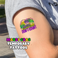 Mardi Gras Temporary Tattoos - Sheet 1